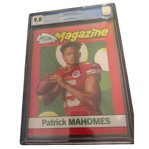PSA Magazine #23 Collectors November 2023 Patrick Mahomes Cover Chiefs CGC 9.0